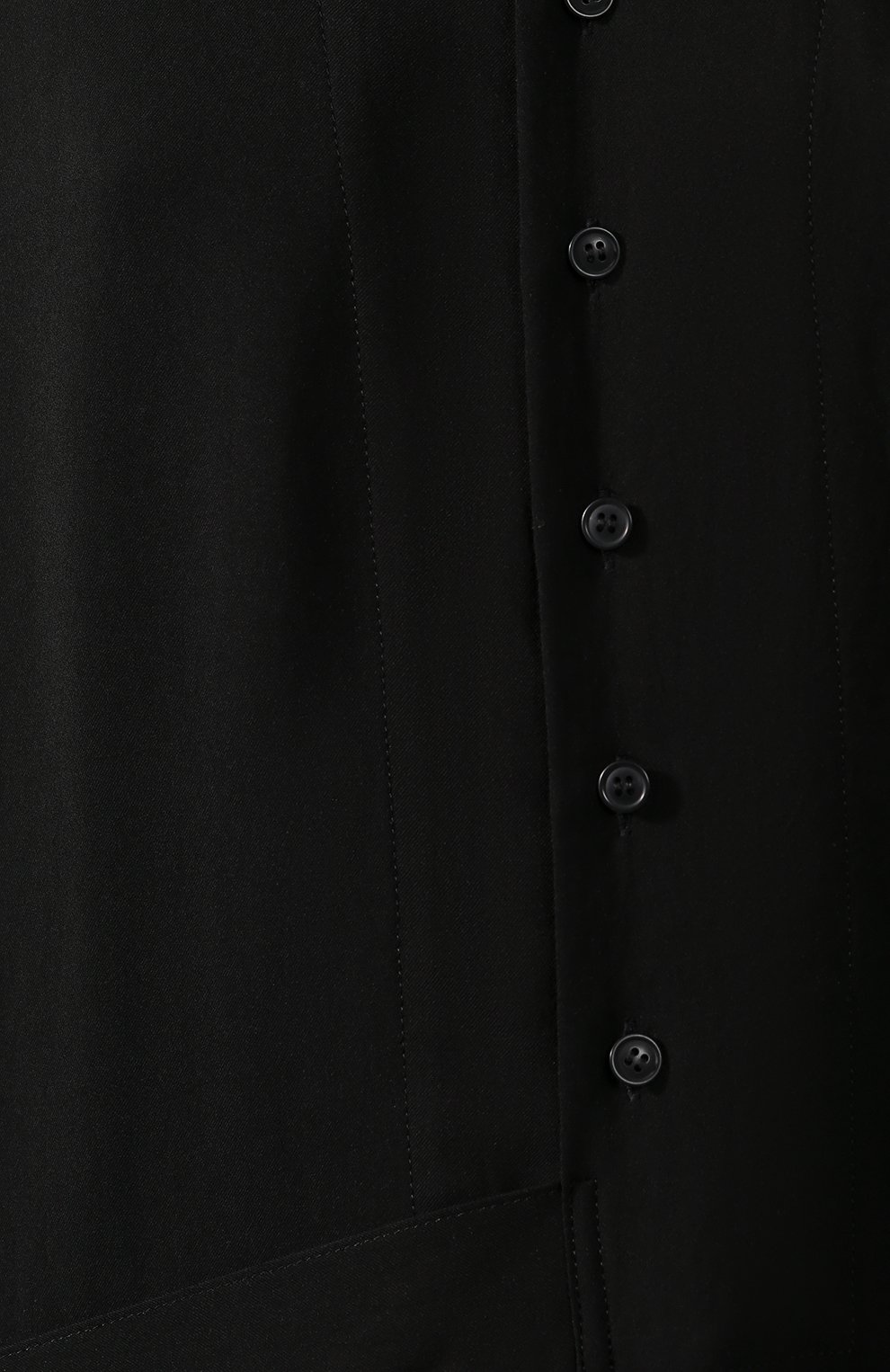 Платье YOHJI YAMAMOTO черного цвета по цене 79800 руб., арт. FJ-D51-200, фото 5 Платье YOHJI YAMAMOTO, арт. FJ-D51-200, фото 5
