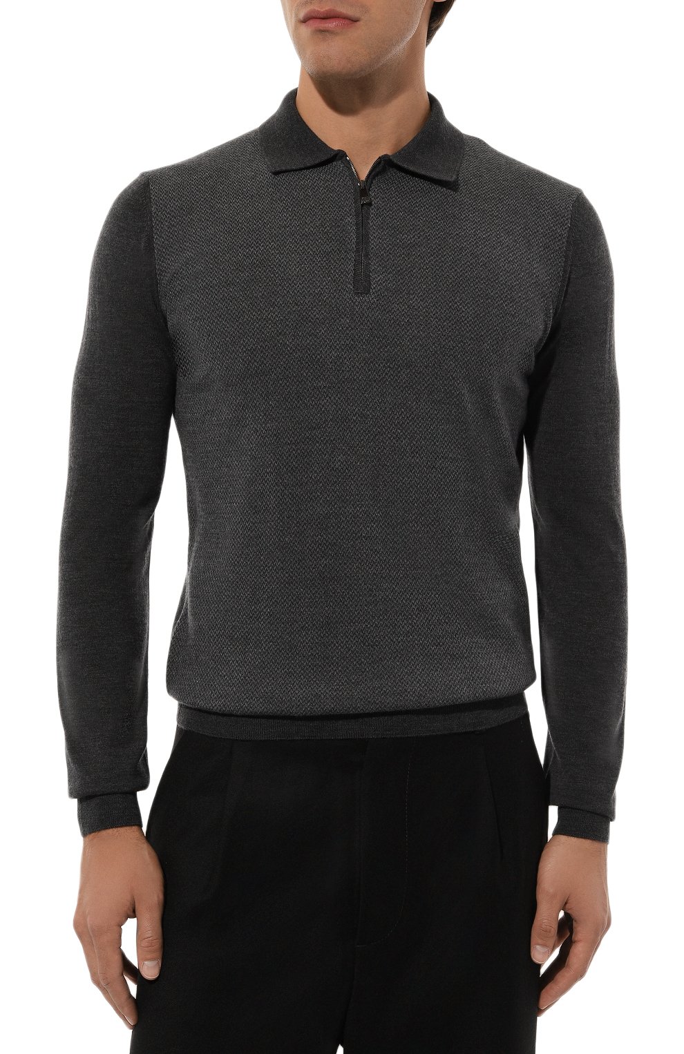 Шерстяное поло CORNELIANI, арт. 94M50X-9425188, фото 3