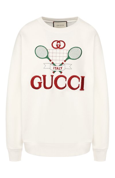 Женский хлопковый свитшот GUCCI, арт. 469250/XJBIY