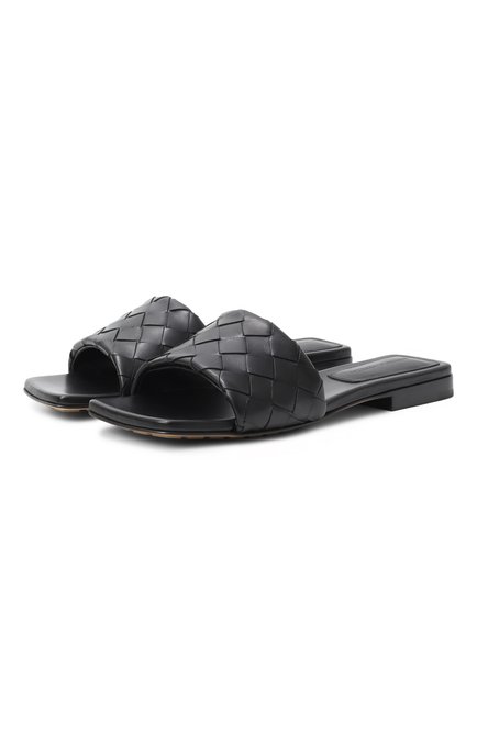 Женские кожаные шлепанцы parco BOTTEGA VENETA, арт. 837737/V2ED0