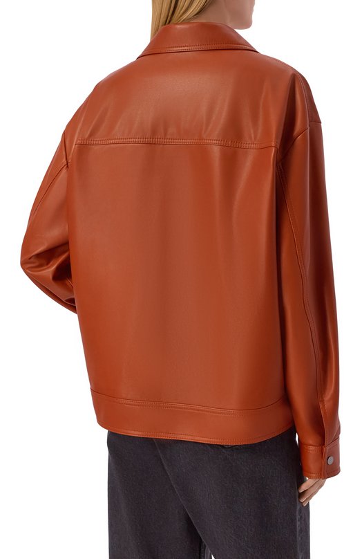 Кожаная куртка MVST M26.2PW.L003/L011 NAPPA Оранжевый  M26.2PW.L003/L011 NAPPA Фото 4