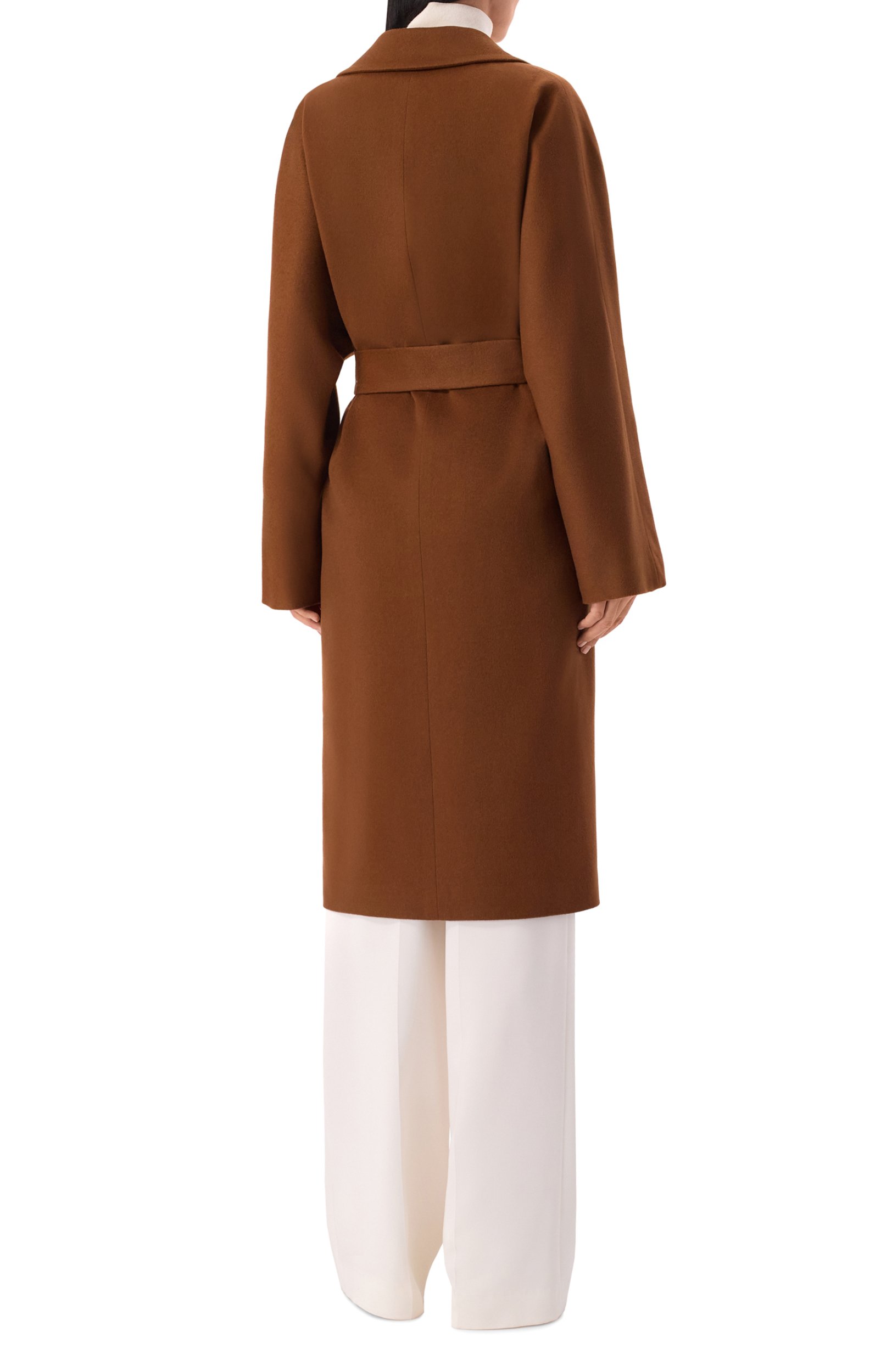 Кашемировое пальто KITON коричневого цвета по цене 995000 руб., арт. D62602K0583G, фото 4 Кашемировое пальто KITON, арт. D62602K0583G, фото 4