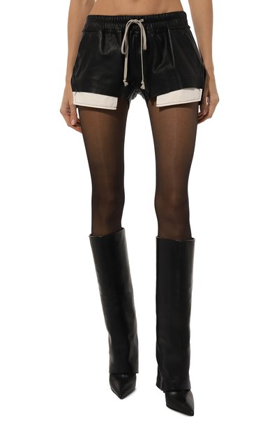 Кожаные шорты RICK OWENS, арт. RP02D3316/LLP, фото 3