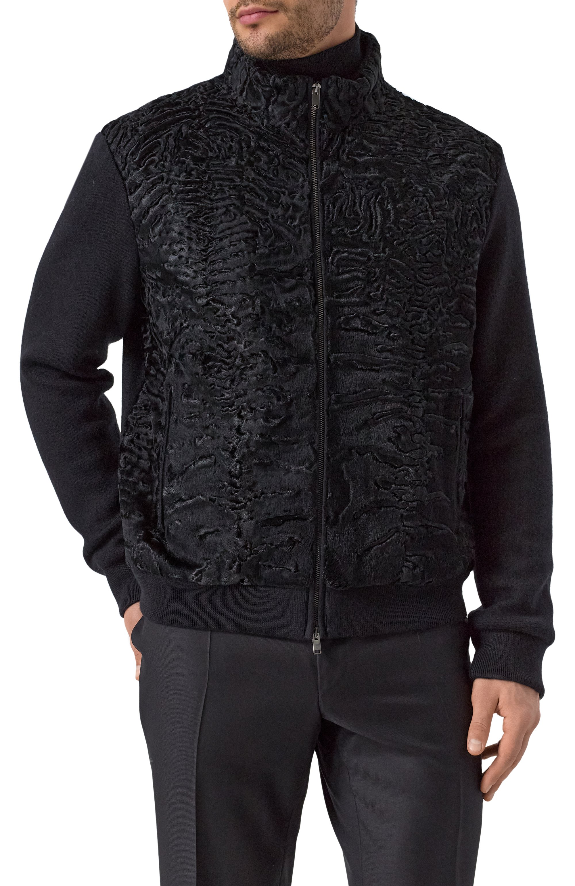 Кардиган с отделкой из свакары MVST, арт. FTRECK-ES4440SW BS, фото 3