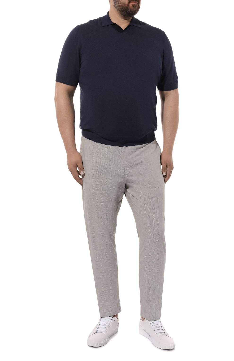 Хлопковое поло CANALI, арт. C0944B/MK01440, фото 2