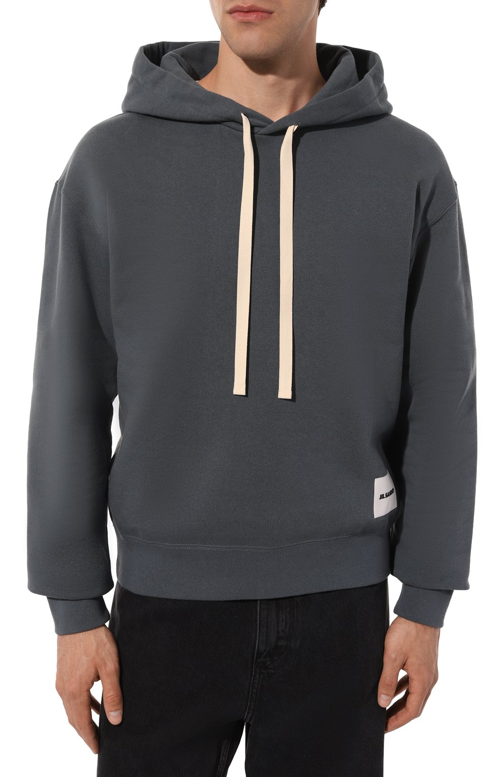 Хлопковое худи JIL SANDER, арт. J47GU0105/J20039, фото 3