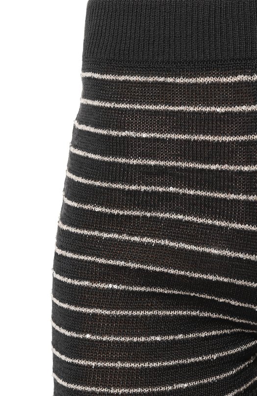 Хлопковые шорты Brunello Cucinelli M78765189 Чёрный  M78765189 Фото 5