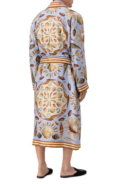Шелковый халат DOLCE & GABBANA, арт. G031TT/HI1ZB, фото 4