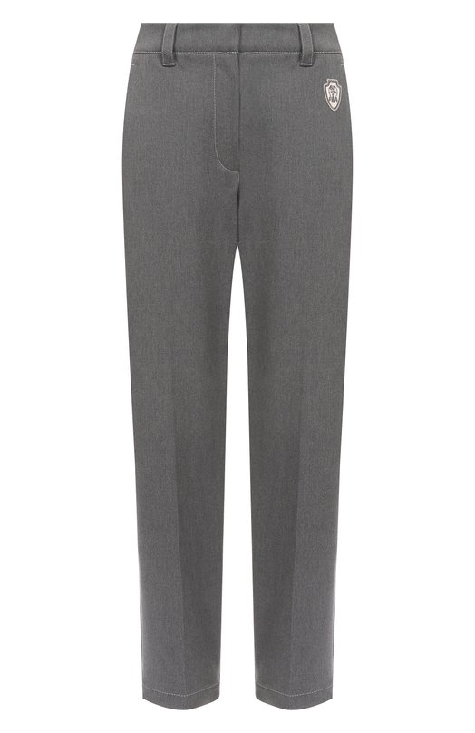 Хлопковые брюки Brunello Cucinelli MA126P8873 Серый MA126P8873