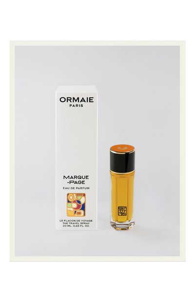 Парфюмерная вода marque-page (20ml) ORMAIE бесцветного цвета по цене 21500 руб., арт. 3770011788743, фото 2 Парфюмерная вода marque-page (20ml) ORMAIE, арт. 3770011788743, фото 2