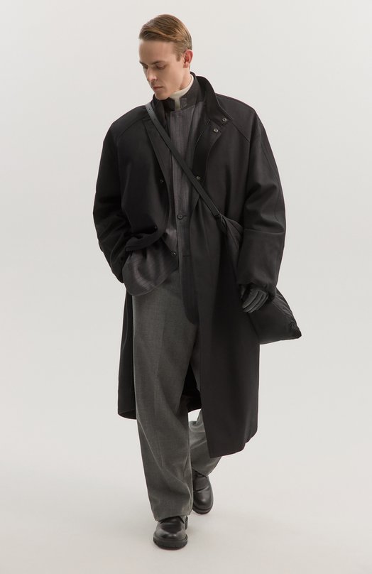 Шерстяные брюки Jil Sander J21KA0280/J41557 Серый  J21KA0280/J41557 Фото 6