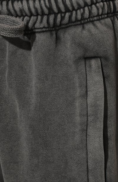 Хлопковые джоггеры DIEGO VENTURINO темно-серого цвета по цене 35300 руб., арт. FW22-DV PNT PATCH_WMN, фото 5 Хлопковые джоггеры DIEGO VENTURINO, арт. FW22-DV PNT PATCH_WMN, фото 5