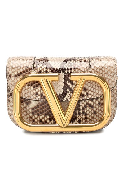 Сумка supervee из кожи питона VALENTINO, арт. TW0B0G45/HSY/PRET, фото 1