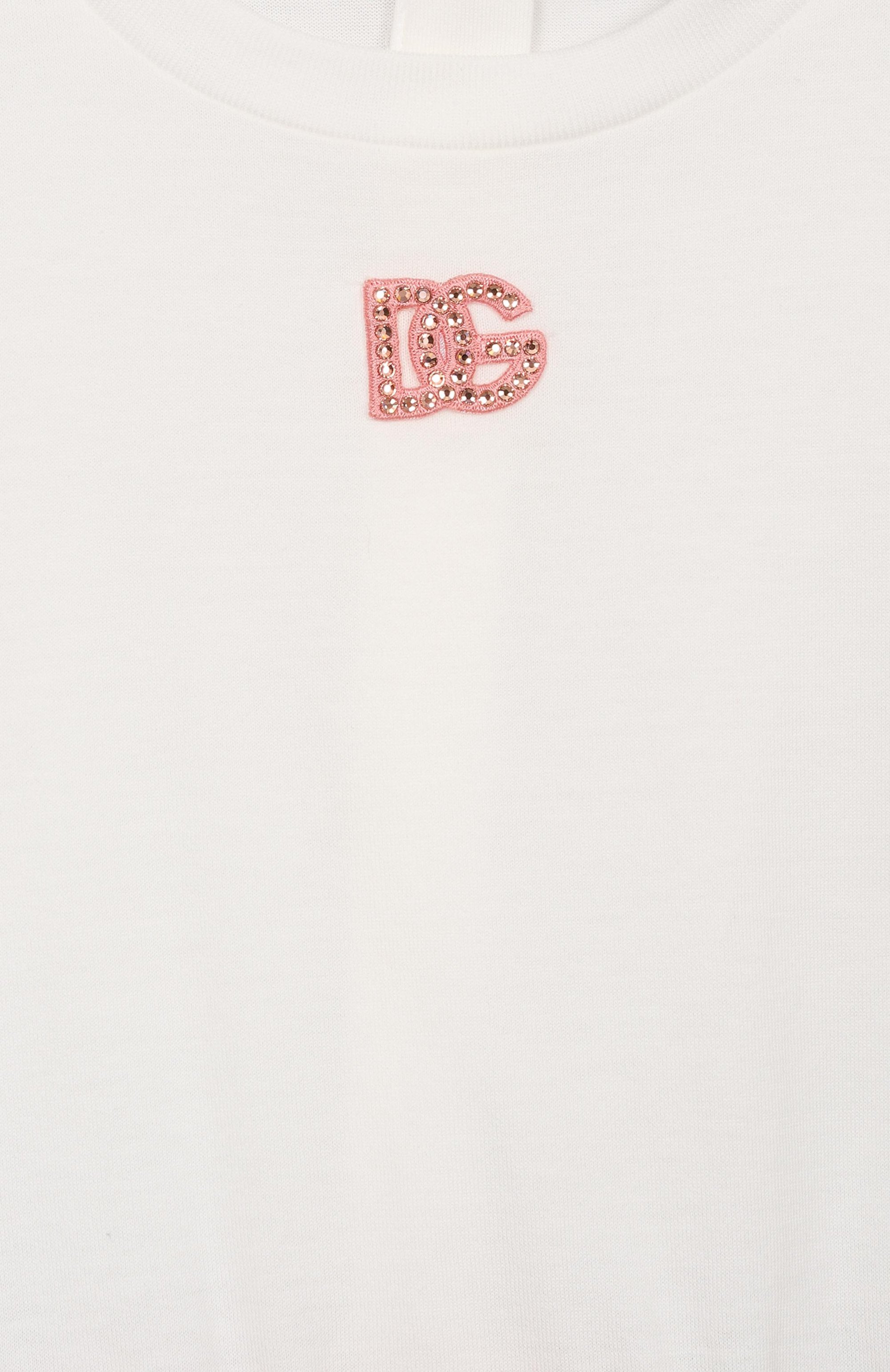 Хлопковое платье DOLCE & GABBANA разноцветного цвета по цене 59900 руб., арт. L5JDAU/G7PQP_001, фото 3 Хлопковое платье DOLCE & GABBANA, арт. L5JDAU/G7PQP_001, фото 3