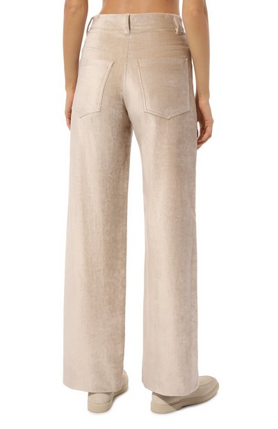 Бархатные брюки BRUNELLO CUCINELLI бежевого цвета по цене 184500 руб., арт. MP581P8716, фото 4 Бархатные брюки BRUNELLO CUCINELLI, арт. MP581P8716, фото 4