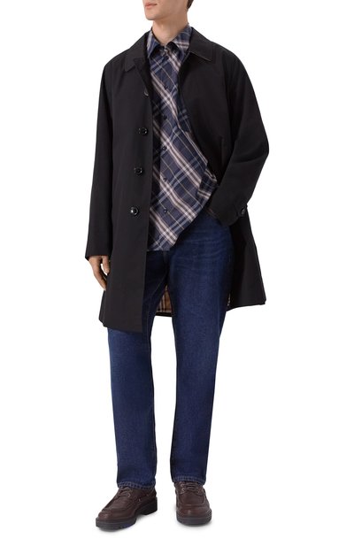Хлопковая рубашка BURBERRY, арт. 8105201, фото 2