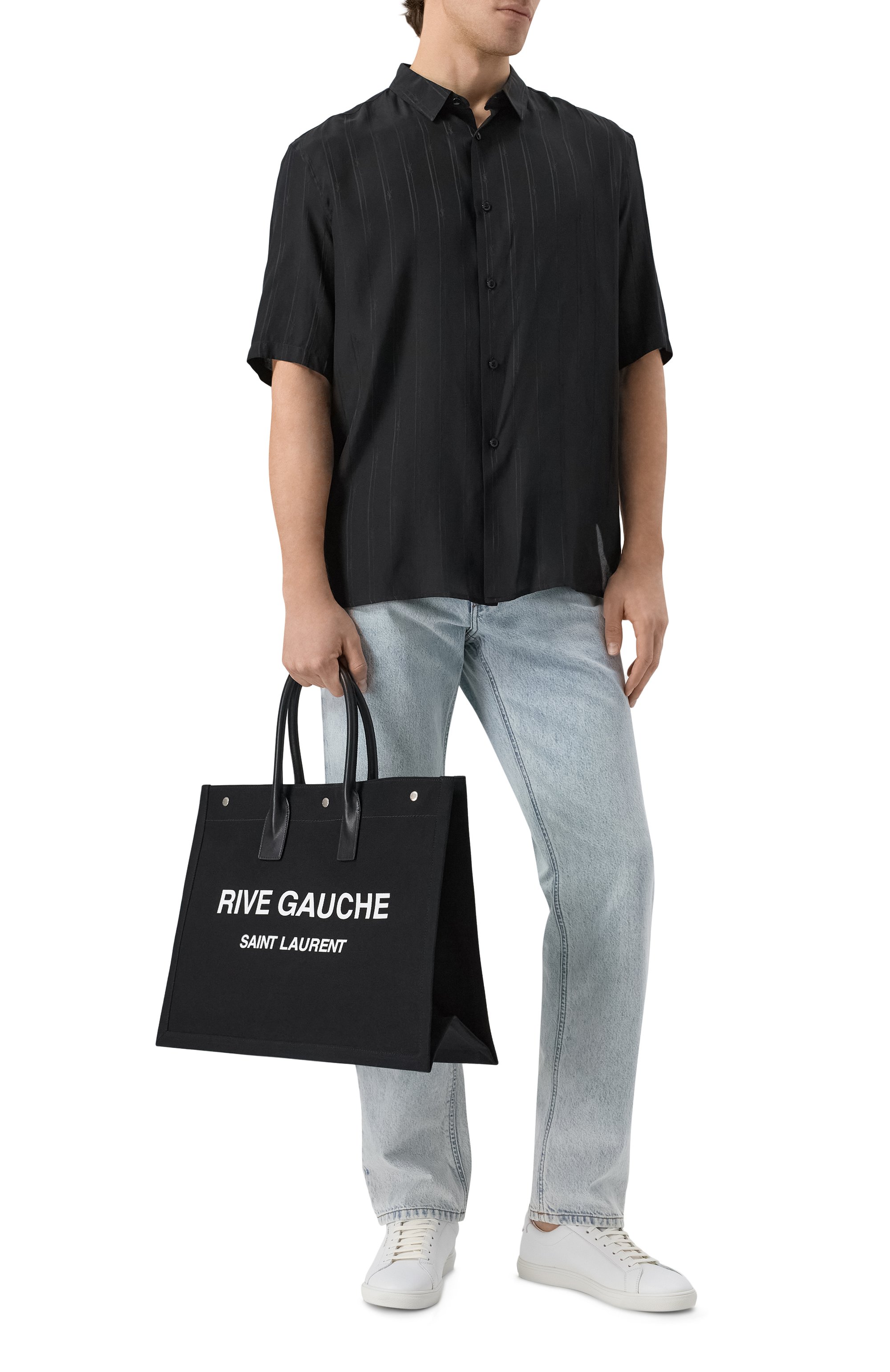 Сумка-тоут rive gauche large SAINT LAURENT, арт. 509415/FAAVR, фото 7