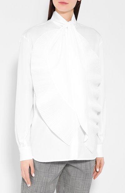 Хлопковая блузка GIVENCHY, арт. BW60EK111N, фото 3
