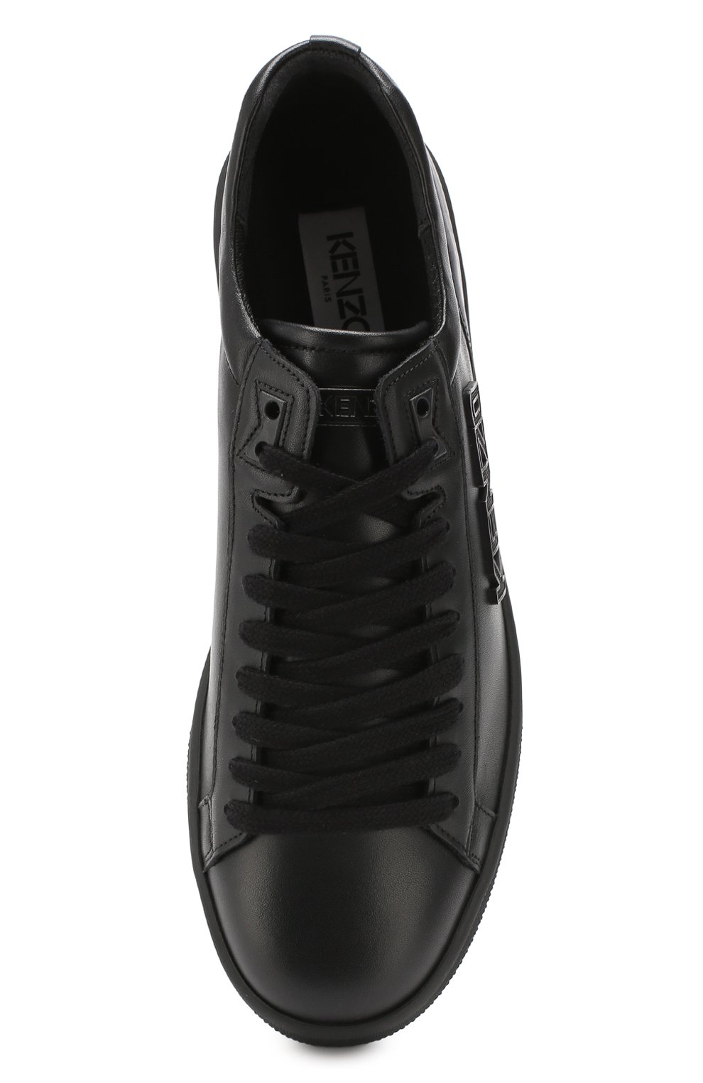 Кожаные кеды KENZO черного цвета по цене 28950 руб., арт. F865SN127L50, фото 5 Кожаные кеды KENZO, арт. F865SN127L50, фото 5