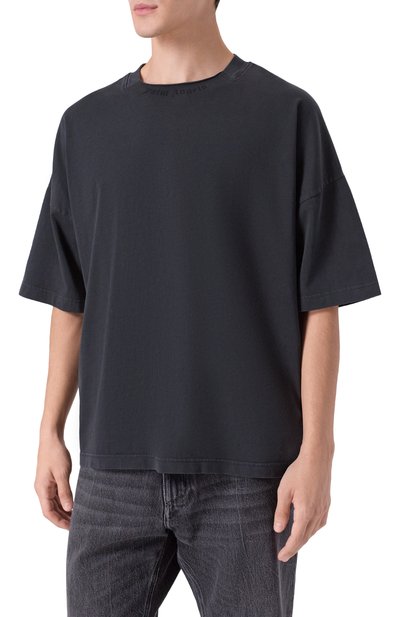 Хлопковая футболка PALM ANGELS, арт. PMAA10HF25JER001, фото 3