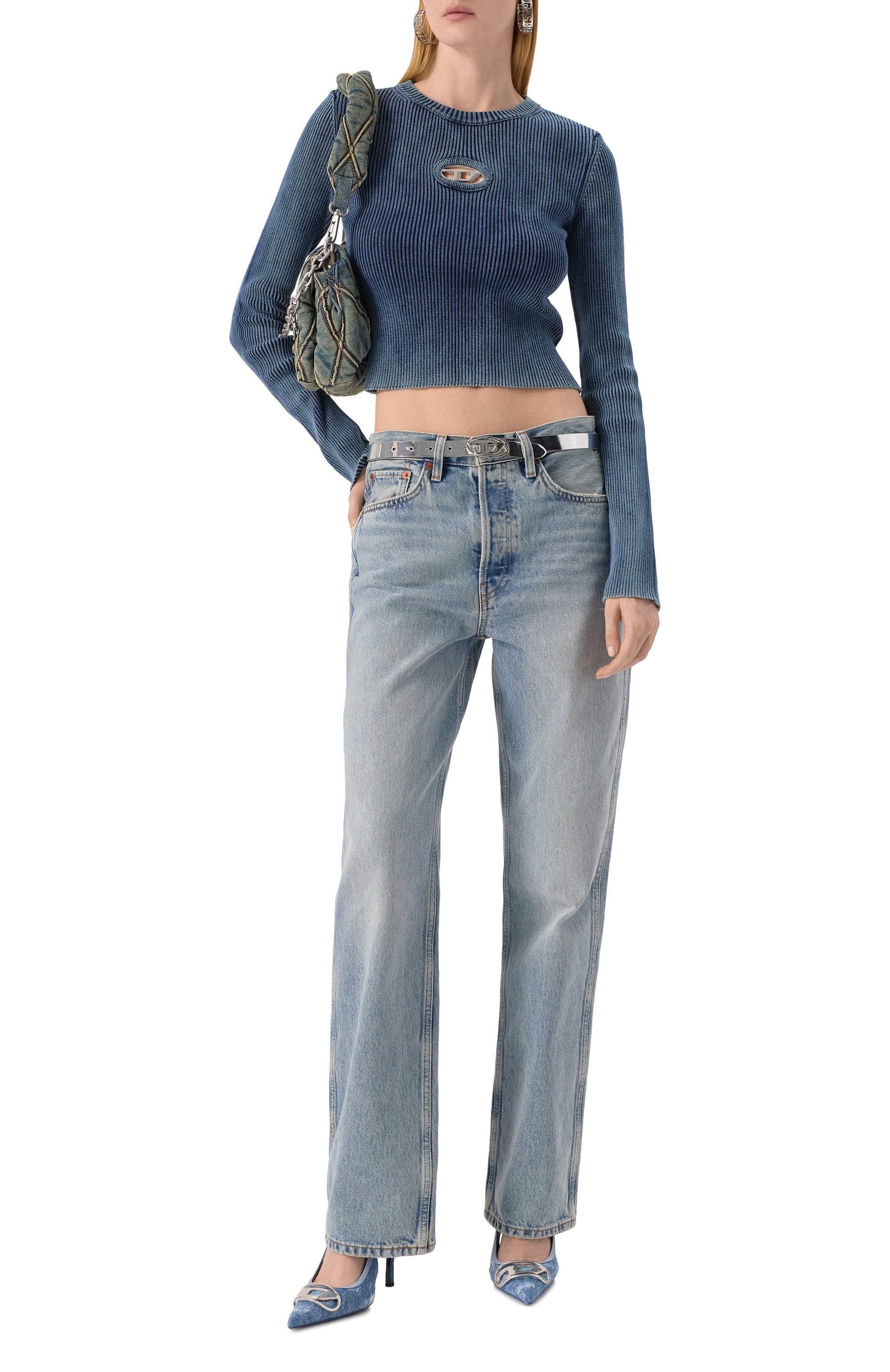 Хлопковый пуловер DIESEL, арт. A14810/0ANAH, фото 2