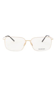 Женские оправа BALENCIAGA золотого цвета, арт. BB0351 002 | Фото 3 (Нос: Не проставлено; Региональные ограничения белый список (Axapta Mercury): Не проставлено; Материал: Металл; Тип очков: Оправа; Оптика Гендер: оптика-женское; Очки форма: Прямоугольные)