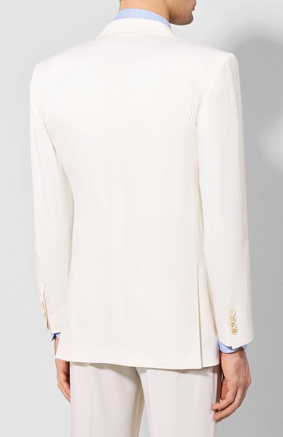 Шерстяной костюм-тройка DOLCE & GABBANA белого цвета по цене 385000 руб., арт. GKK7HT/FURGU, фото 3 Шерстяной костюм-тройка DOLCE & GABBANA, арт. GKK7HT/FURGU, фото 3