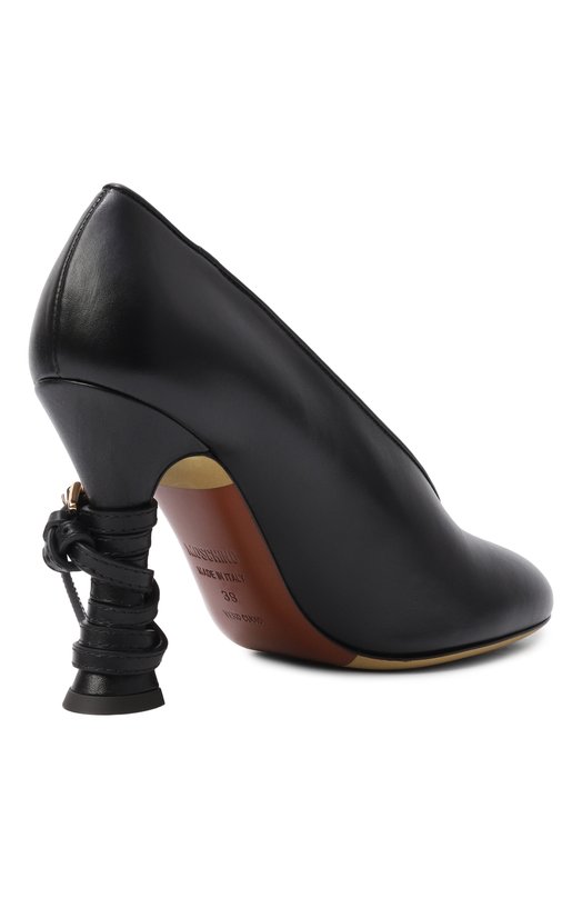 Кожаные туфли Moschino MA1006AC10/MF0 Чёрный  MA1006AC10/MF0 Фото 5