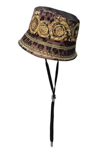 Панама VERSACE коричневого цвета по цене 61550 руб., арт. 1012681/1A12419, фото 2 Панама VERSACE, арт. 1012681/1A12419, фото 2