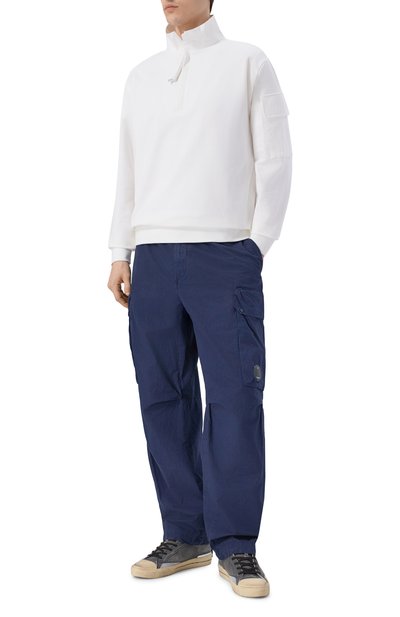 Хлопковый анорак C.P. COMPANY белого цвета по цене 29950 руб., арт. 20CLSS010A/006452W, фото 2 Хлопковый анорак C.P. COMPANY, арт. 20CLSS010A/006452W, фото 2