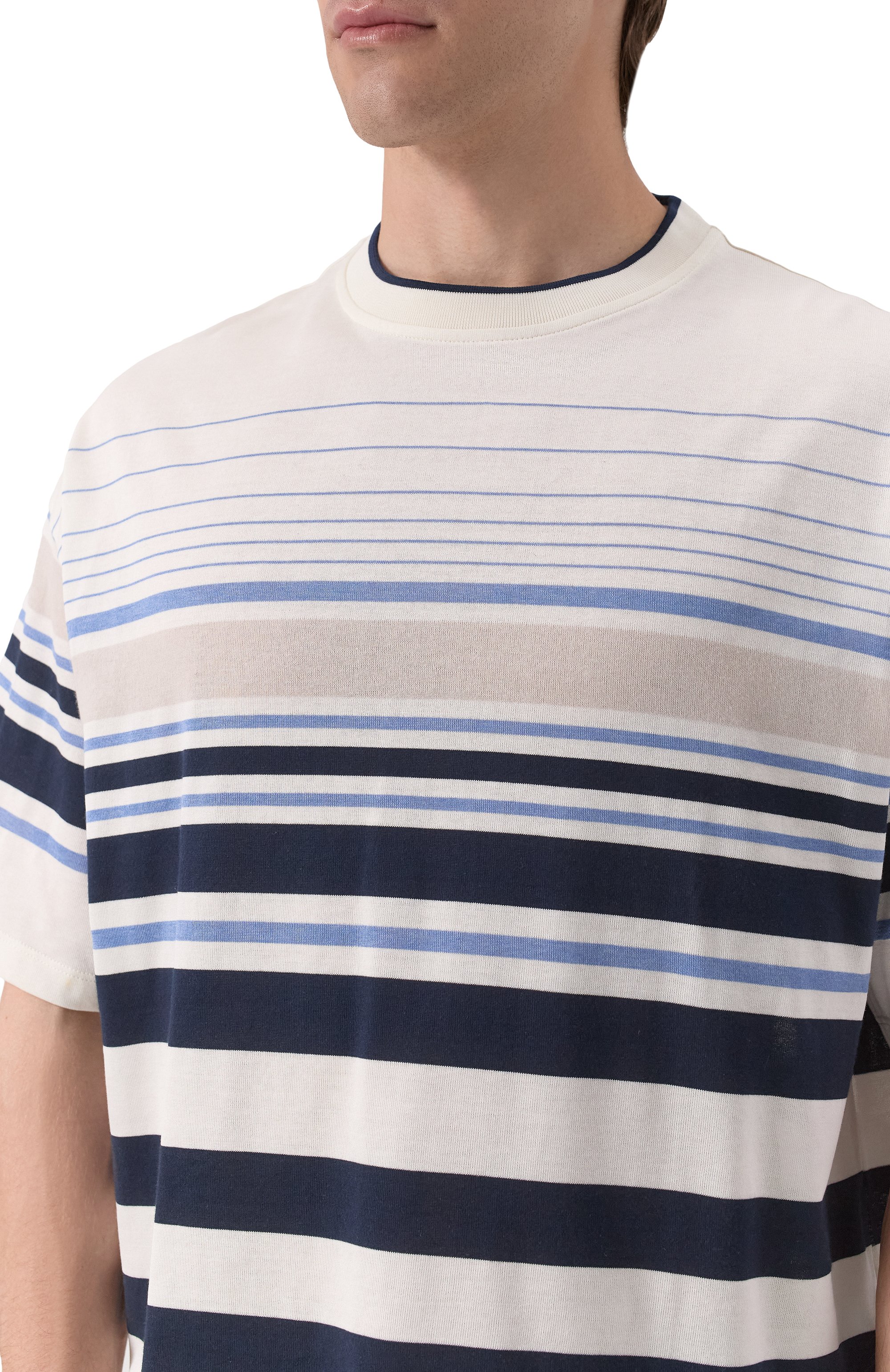 Хлопковая футболка PAUL&SHARK, арт. 25411103, фото 5