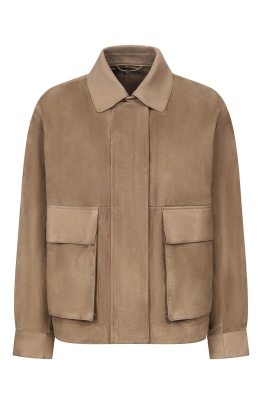 Замшевая куртка Giorgio Armani GW003376/AF26012 Хаки GW003376/AF26012