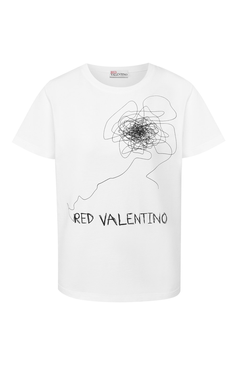 Хлопковая футболка REDVALENTINO, арт. TR0MG05A/551, фото 1