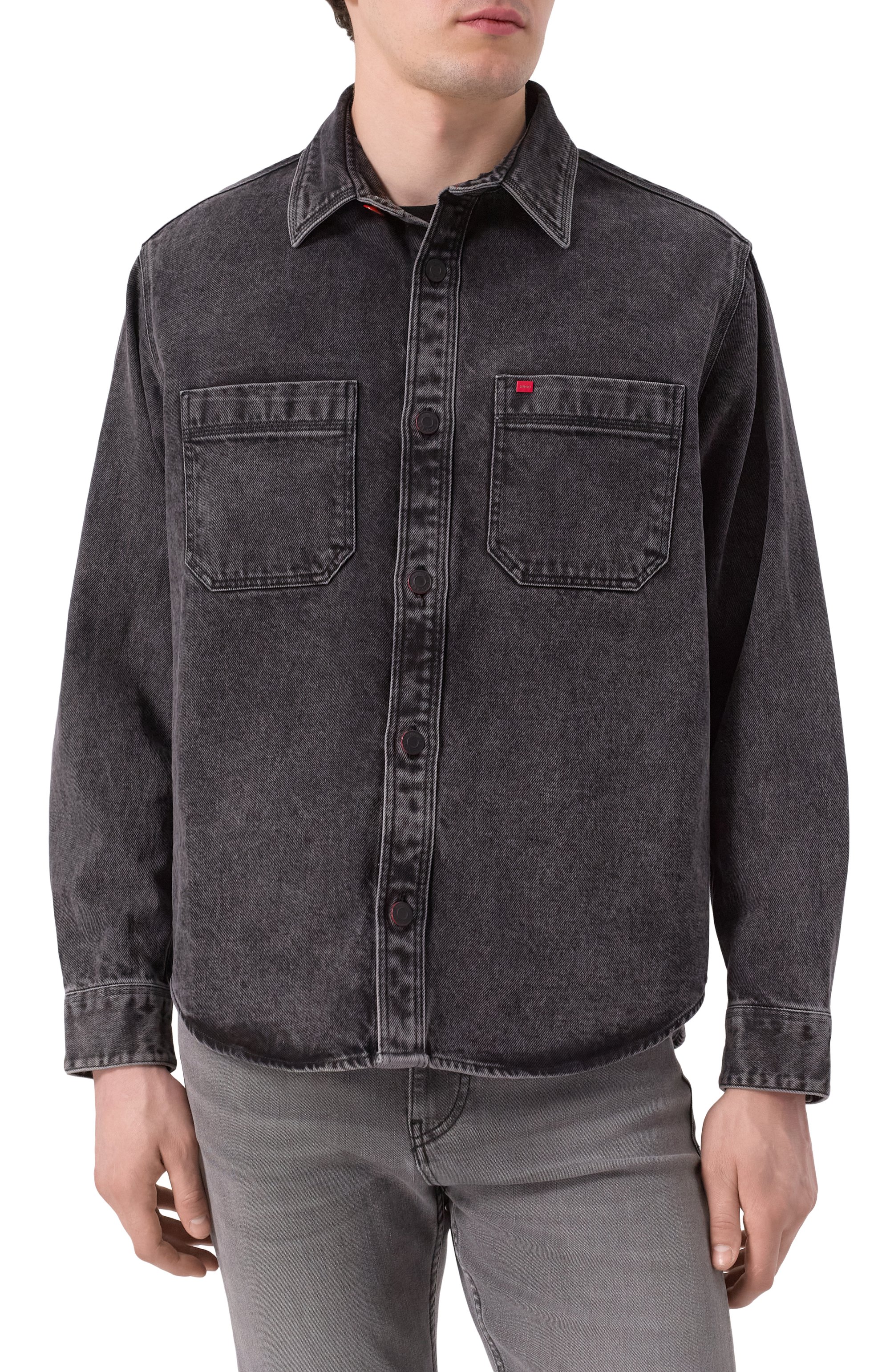 Джинсовая рубашка HUGO, арт. 50534220, фото 3