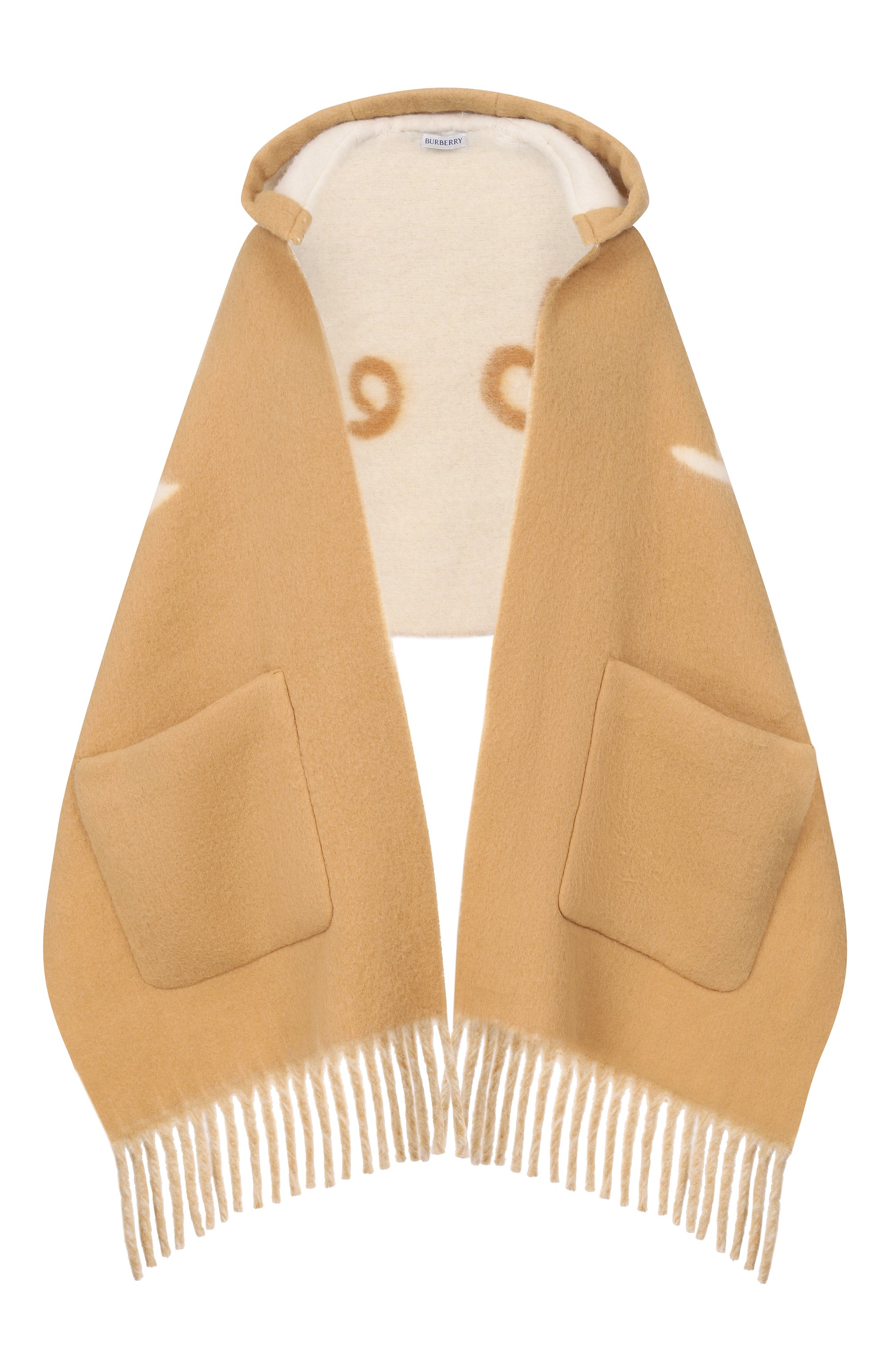 Шерстяная накидка BURBERRY, арт. 8121283, фото 1