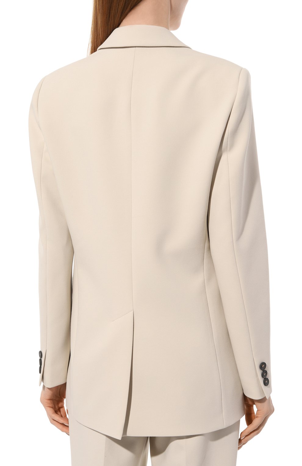 Жакет из вискозы SEVEN LAB кремового цвета по цене 24260 руб., арт. SJK1.01.110.97, фото 4 Жакет из вискозы SEVEN LAB, арт. SJK1.01.110.97, фото 4