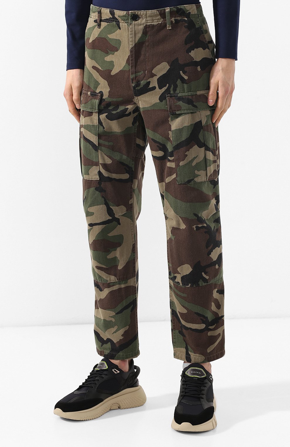 Хлопковые брюки карго BALENCIAGA, арт. 557301/TDLD9, фото 3