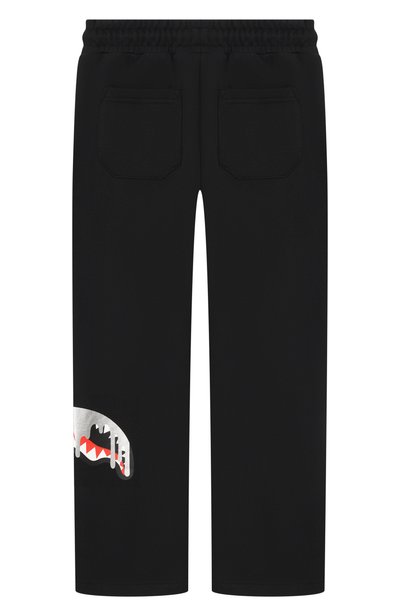 Хлопковые брюки SPRAYGROUND, арт. SPY1574GBLK/SILVER DRIP 0VER PANTS BLACK