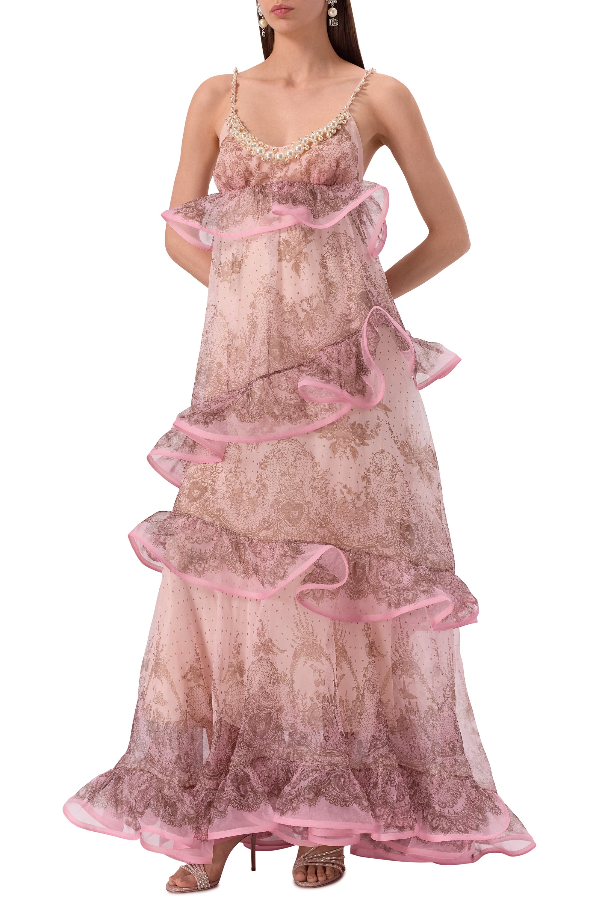 Шелковое платье ZIMMERMANN розового цвета по цене 588000 руб., арт. 2149DR251, фото 2 Шелковое платье ZIMMERMANN, арт. 2149DR251, фото 2