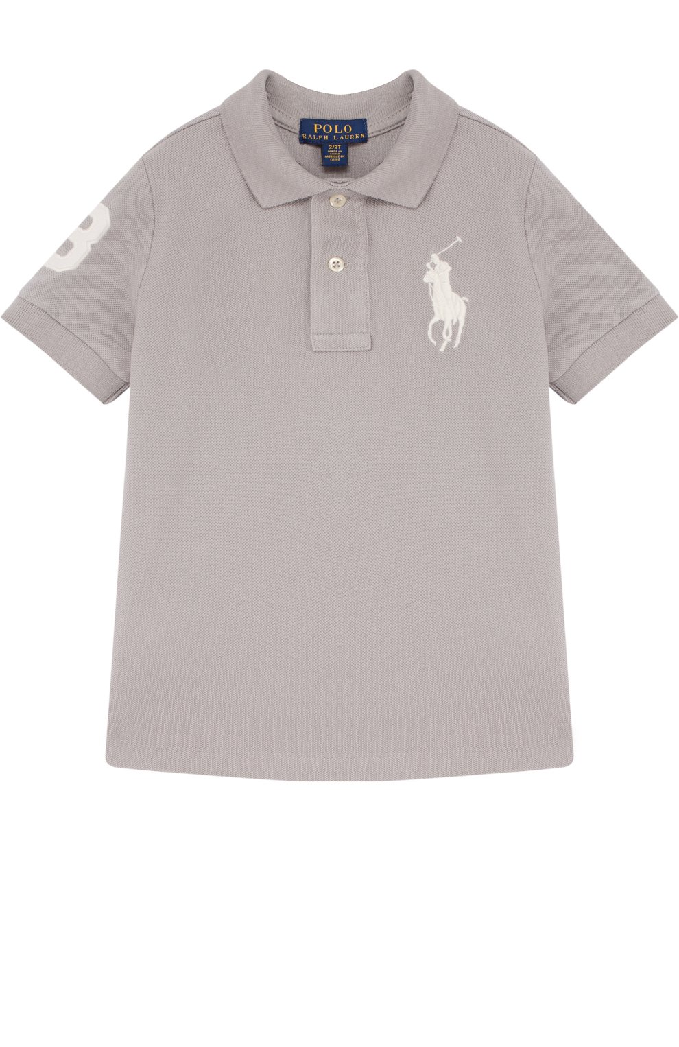 Хлопковое поло с вышитым логотипом бренда POLO RALPH LAUREN, арт. 321670257, фото 1
