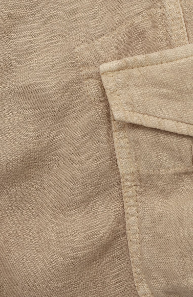 Льняные шорты-карго BRUNELLO CUCINELLI, арт. B243DP900A, фото 3