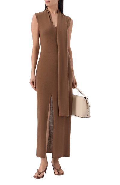 Женское платье из шерсти и шелка 12 STOREEZ, арт. 135836