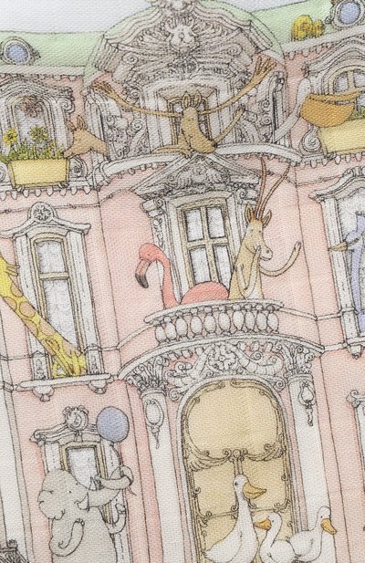 Хлопковый нагрудник ATELIER CHOUX белого цвета по цене 2560 руб., арт. LARGE BIB M0NCEAU G0LD SNAPS, фото 3 Хлопковый нагрудник ATELIER CHOUX, арт. LARGE BIB M0NCEAU G0LD SNAPS, фото 3