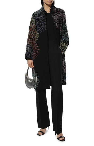 Хлопковое пальто DRIES VAN NOTEN черного цвета по цене 315000 руб., арт. 221-030230-4213, фото 2 Хлопковое пальто DRIES VAN NOTEN, арт. 221-030230-4213, фото 2