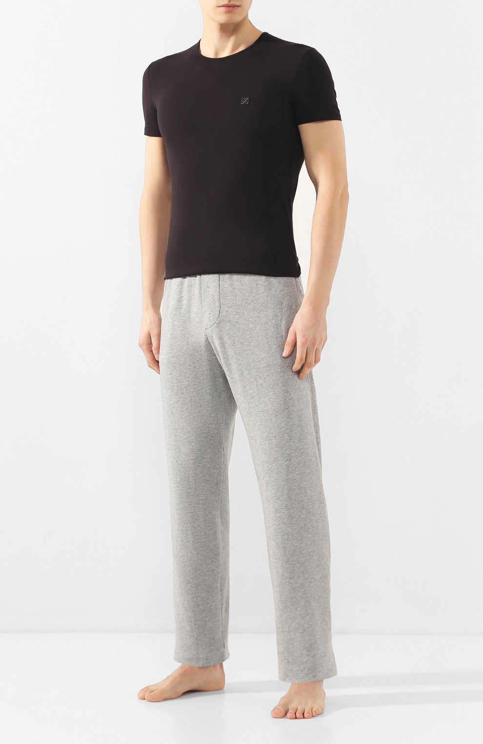 Хлопковая футболка с круглым вырезом ZEGNA, арт. N2M200010, фото 2