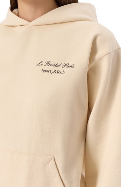 Хлопковое худи sporty & rich x le bristol SPORTY AND RICH, арт. ST070517619CR01, фото 5