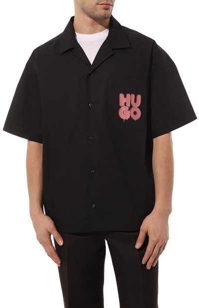 Хлопковая рубашка HUGO, арт. 50490648, фото 3