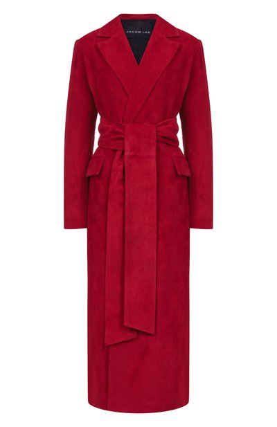 Женский замшевый плащ JACOB LEE, �арт. WLC20122AW25NR
