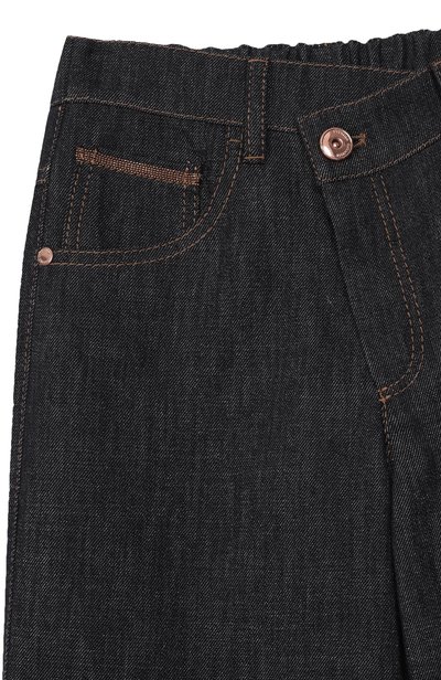 Джинсы BRUNELLO CUCINELLI темно-синего цвета по цене 52950 руб., арт. BB148P675A, фото 3 Джинсы BRUNELLO CUCINELLI, арт. BB148P675A, фото 3