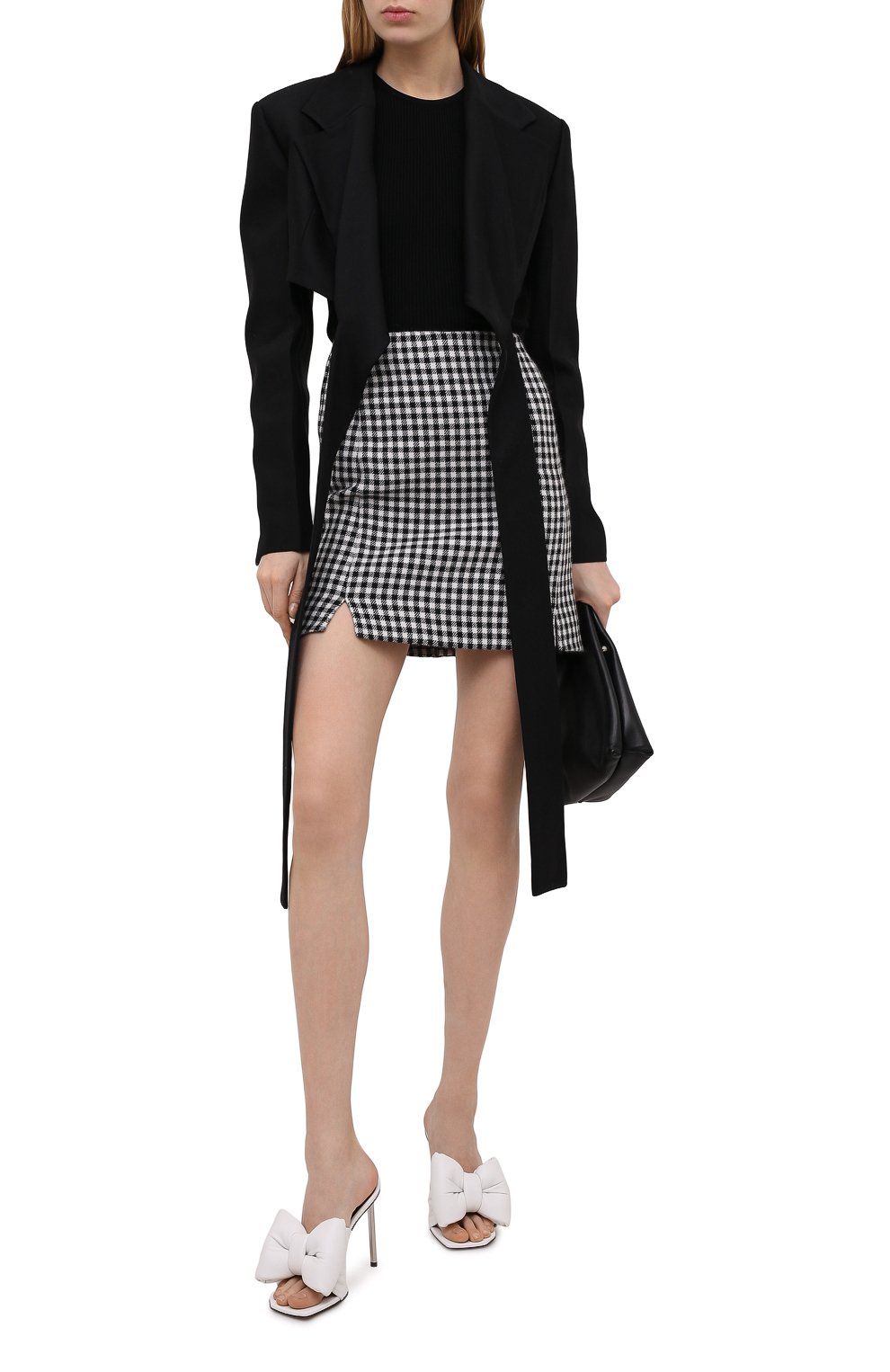 Кожаные мюли OFF-WHITE, арт. 0WIJ006R21LEA0010100, фото 2